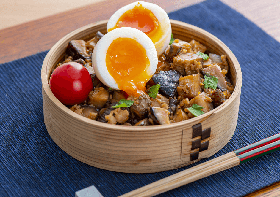 しいたけそぼろ丼